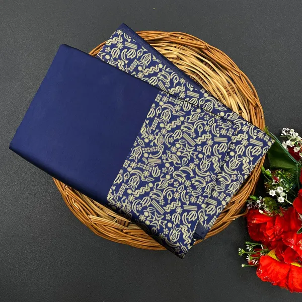 NAVY_BLUE_PURE_BANARASI_SAREE
